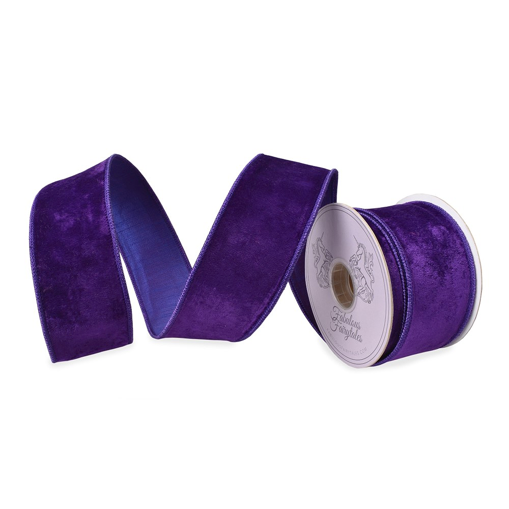 Fabulous Fairytales  Purple Nightshade Velvet Ribbon