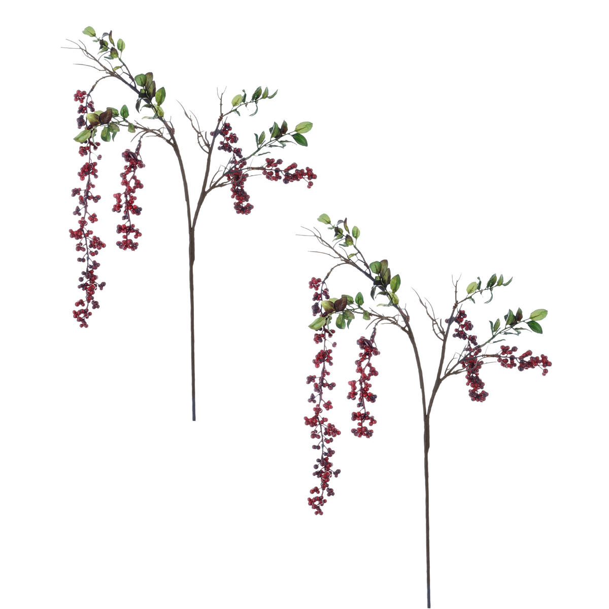 Winward Silks Wild Cascade Berry Branch