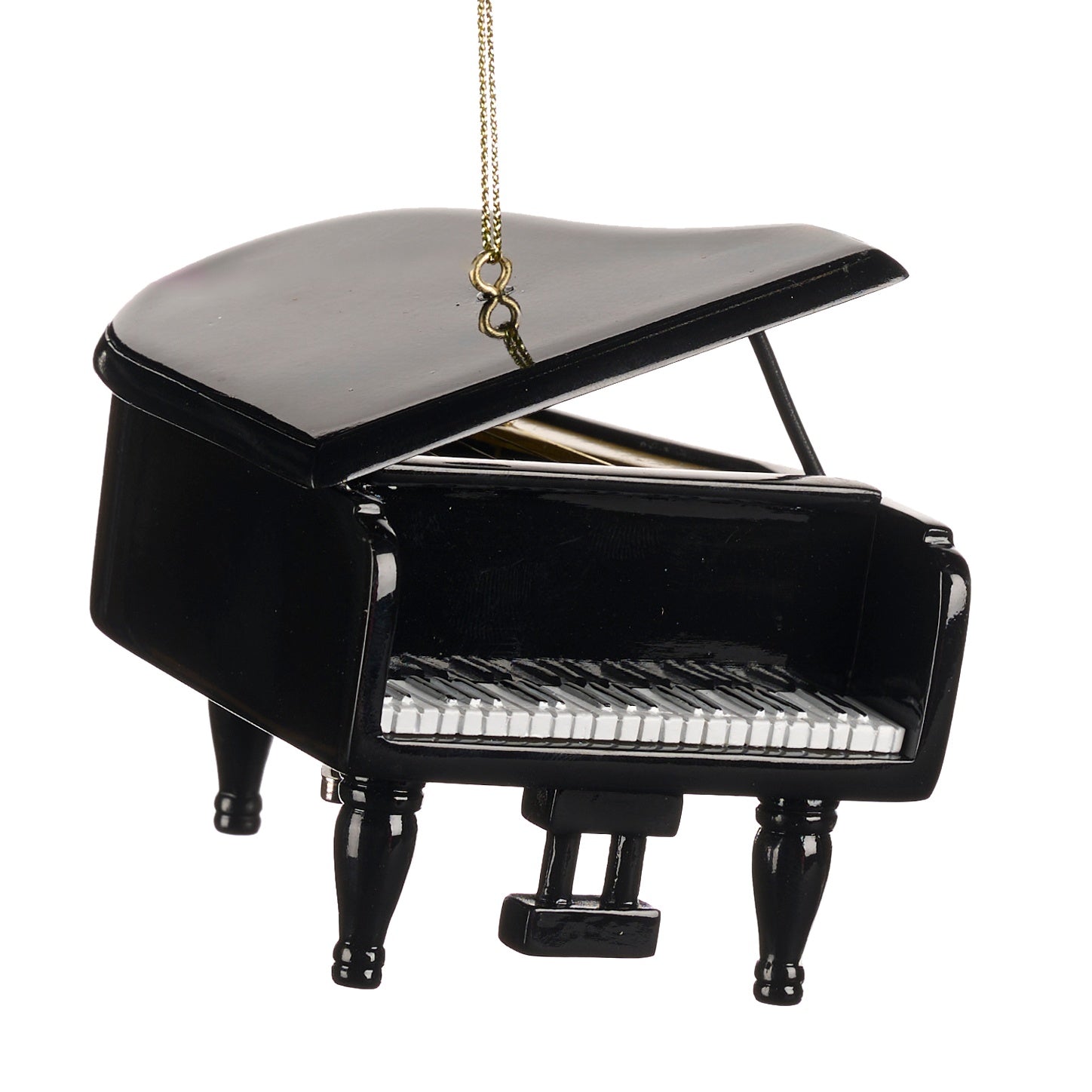 Grand Piano Music Box Ornament 3.5"