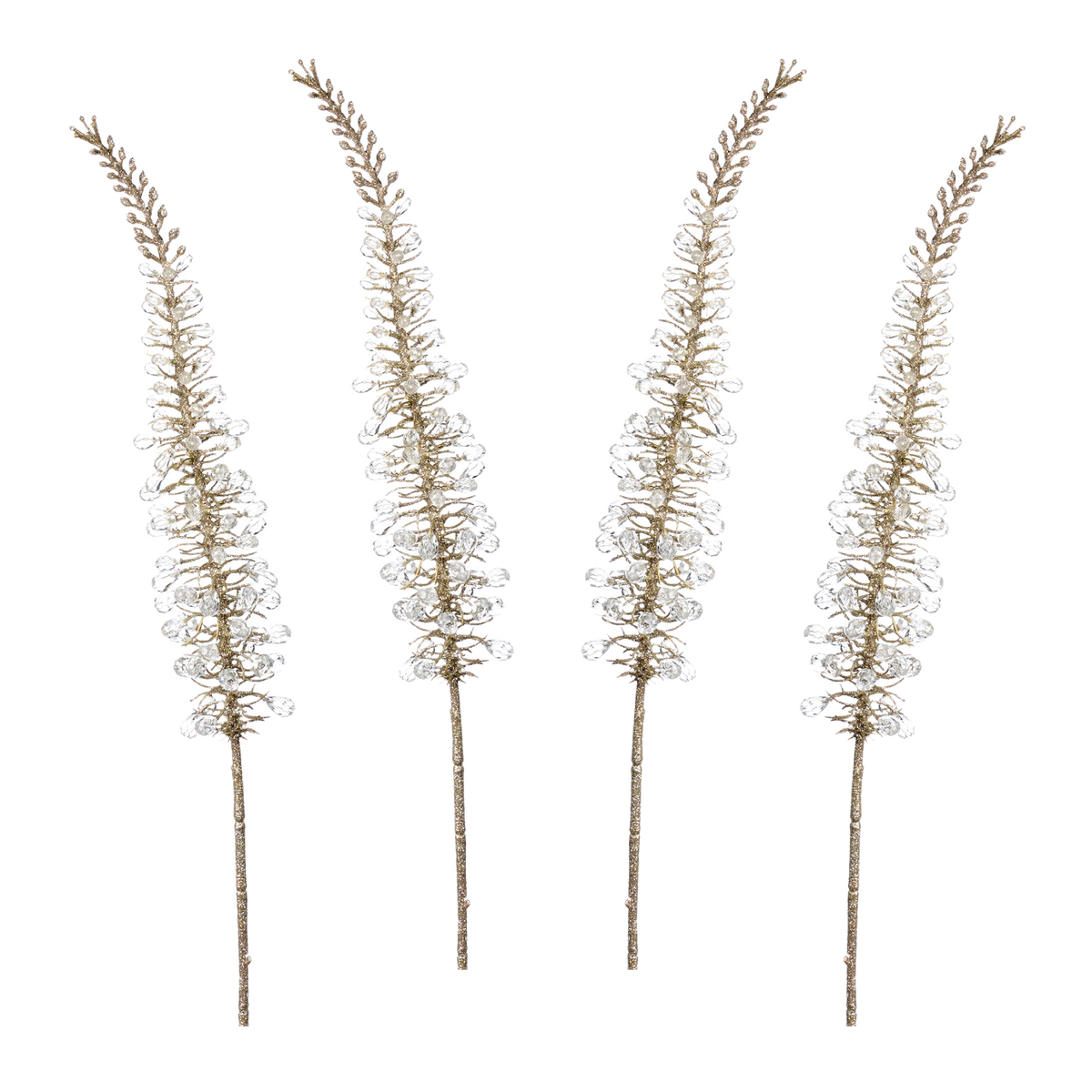 winter jewel cascade stem crystal gold