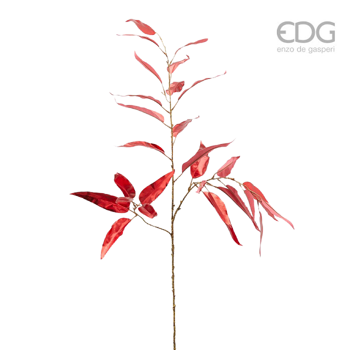EDG Eucalyptus Metallic Red Foliage Stem
