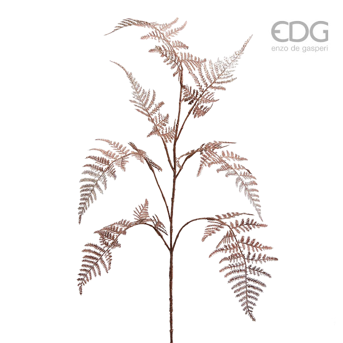 EDG Metallic Rose Gold Asparagus Fern Artificial Foliage