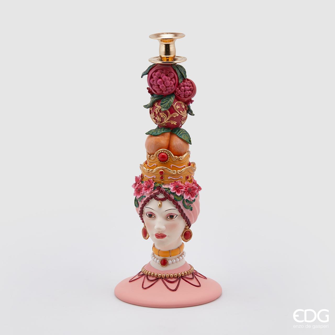 EDG - Enzo De Gasperi Sicilian Regal Lady Candle Holder