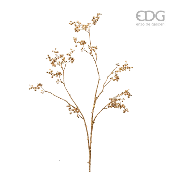 EDG - Enzo De Gasperi Golden Ilex Christmas Berry Branch
