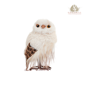 Goodwill Belgium 2021 Furry Winter Owl Ornament
