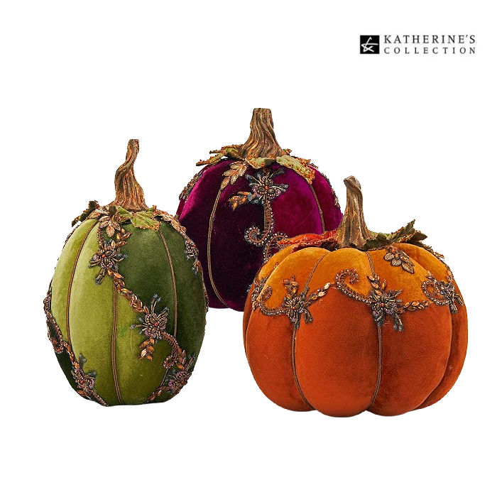 Katherine's Collection 2022 Give Thanks Pumpkin Display Decorations
