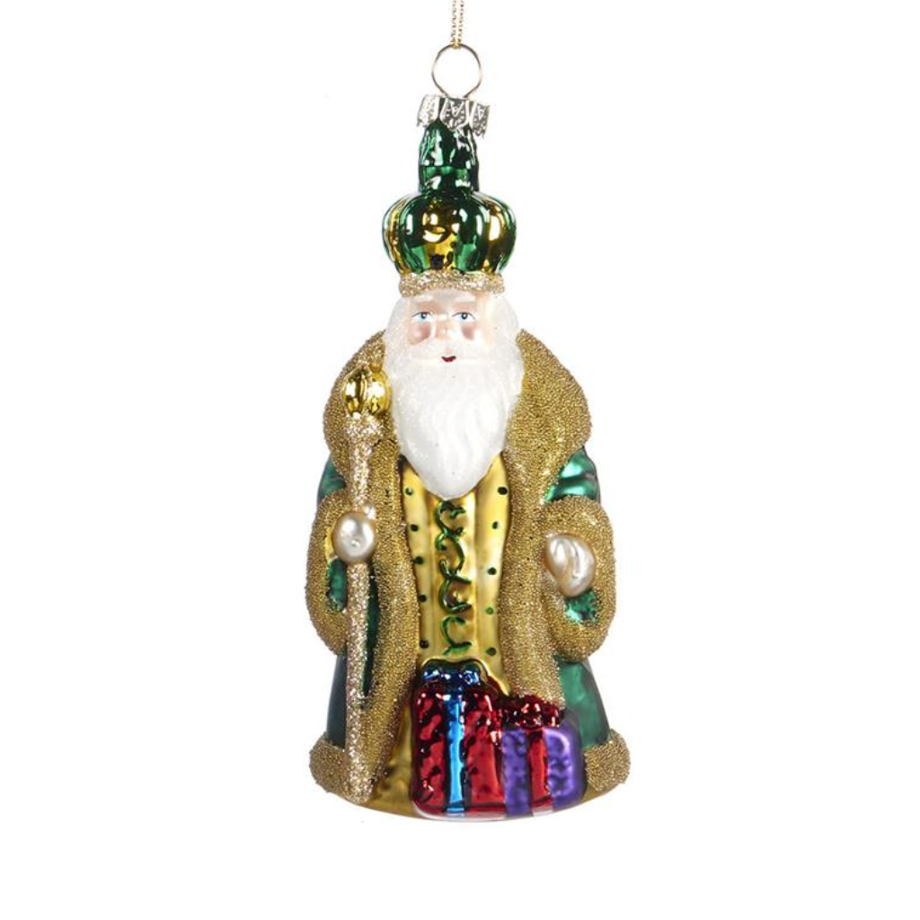 Wise King Glass Christmas Ornament 12.5cm